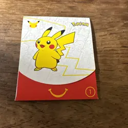 McDonald's 25th Anniversary Pokemon Booster Pack Sealed - Image 1