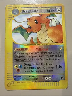 Pokemon TCG Dragonite Expedition Base Set - 9/165 - Reverse Holo - Image 1