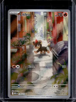 2025 Pokemon Mega Evolution Litleo Illustration Rare #139/132 - Image 1