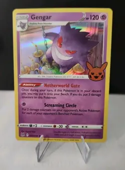 Pokemon TCG Gengar Holo 066/196 Trick Or Trade Halloween Near Mint - Image 2