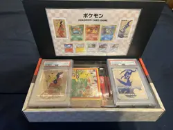 Pokemon Pikachu 227/S-P PSA 10 Cramorant 226/S-P Sequential Set Stamp Box PSA 10 - Image 1