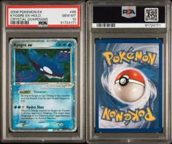 Kyogre Ex PSA 10 Pokemon Crystal Guardians #95/100 - Image 3