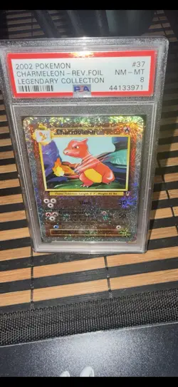 2002 Pokemon Legendary Collection ~ CHARMELEON Reverse Foil PSA 8 !!!!!!! - Image 1
