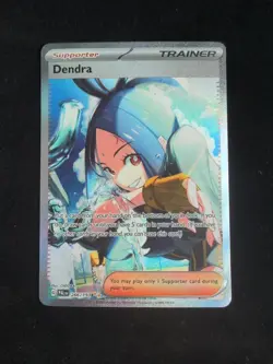 Pokemon Paldea Evolved Dendra 266/193 SIR Full Art Trainer - Image 1