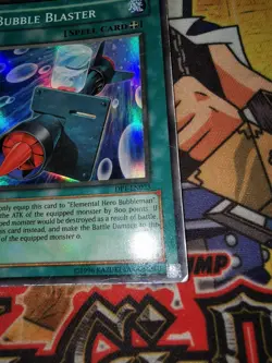 Bubble Blaster dp1-en023 Unltd Ed (MP) Super Rare Yu-Gi-Oh! - Image 5