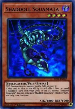 Yugioh! Shaddoll Squamata - BLHR-EN082 - Ultra Rare - 1st Edition Near Mint, Eng - Image 1