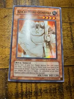 Koa'ki Meiru Guardian RGBT-ENPP3 Limited Edition Super Rare PL + BONUS - Image 1