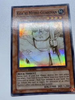 Yugioh Koa’Ki Meiru Guardian Super Rare Limited Edition RGBT-ENPP3 HP - Image 1