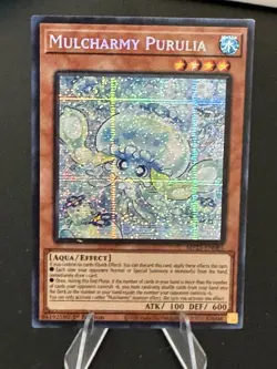 YU-GI-OH! Mulcharmy Purulia Prismatic Secret Rare 1st Edition MP25-EN085 TCG GEM - Image 1