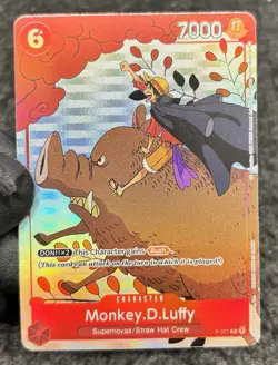 Monkey.D.Luffy (Gift Collection 2023) P-001 One Piece Promotion Cards Foil - Image 1