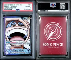 2024 ONE PIECE OP09-EMPERORS IN THE NEW WORLD ALT ART MONKEY D. LUFFY PSA 10 - Image 3