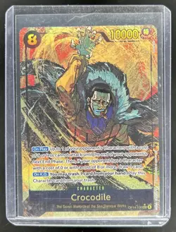 2026 One Piece Azure Sea's Seven Crocodile Secret Rare #OP14-120 - Image 1