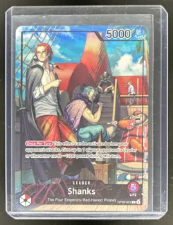 2024 One Piece Emperors in the New World Shanks Leader #OP09-001 - Image 1