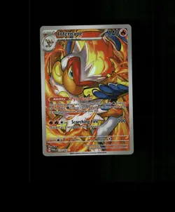 FAN-ART READ DESCRIPTION BELOW HOLO Infernape Card Infernape Pokemon Card p2 - Image 1