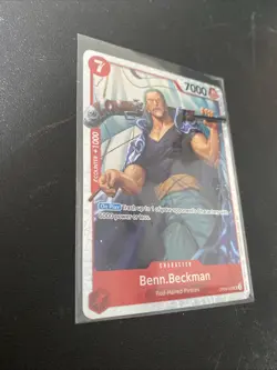 ONE PIECE Card Game: Benn.Beckman Character Card- OP09-009 SR -Super Rare- *FOIL - Image 2