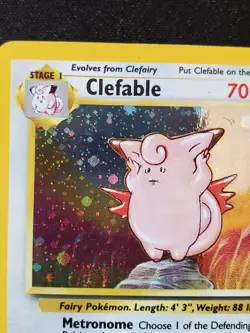 Clefable - 5/130 - Base Set 2 - Pokemon Card - NM/LP - Image 3