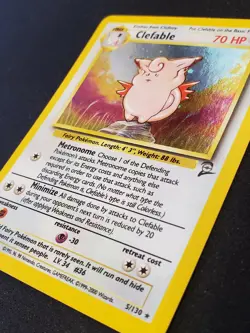 Clefable - 5/130 - Base Set 2 - Pokemon Card - NM/LP - Image 5