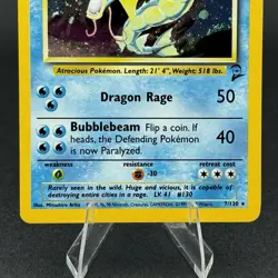 Gyarados 7/130 Holo Rare Pokemon Card NM/LP - Image 3