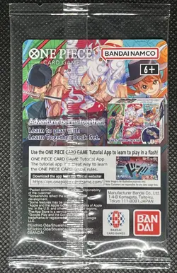 One Piece Card Game Monkey D. Luffy US Voyage Promo Sealed College Basketball - Image 2