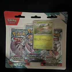 Pokemon Scarlet & Violet Journey Together Booster Lot w/ Yanmega Promo Card - Image 1