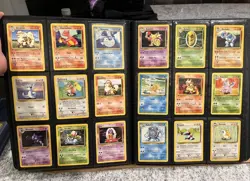 COMPLETE Pokemon BASE Set 86- Card Lot UNCOMMON/COMMON Non-Holo NM/LP - Image 2