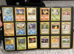 COMPLETE Pokemon BASE Set 86- Card Lot UNCOMMON/COMMON Non-Holo NM/LP - Image 4