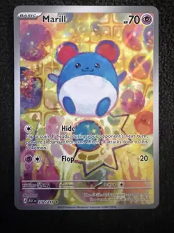 Marill 232/217 ASC Full Art Holo Pokemon TCG Card MINT - Image 1