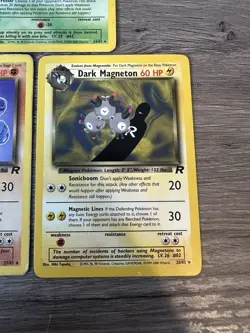 Pokemon Wotc Team Rocket 3 Rare Vintage Card Collection Lot Dark Machamp - Image 3