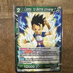 Cabba to Battle Universe 7 BT16-060 C Dragon Ball Super Card Game Saiyan - Image 1