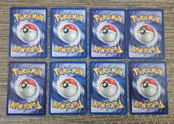 Vintage Pokemon Pikachu Jungle 60/64 Regular Base Cards- Lot Of 8 - Image 2
