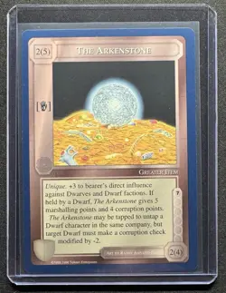 Mint Rare THE ARKENSTONE Middle Earth CCG Card NM Unlimited ￼ - Image 1