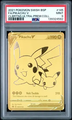 PSA 9 Pikachu V SWSH145 - Celebrations UPC Promo Pokemon Card - Pokemon TCG - Image 1