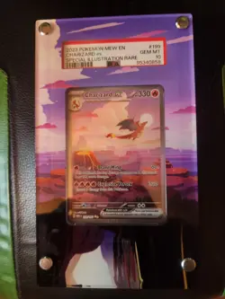 Pokemon TCG Charizard EX 199/165 Special Illustration Rare Card PSA 10 - Image 1