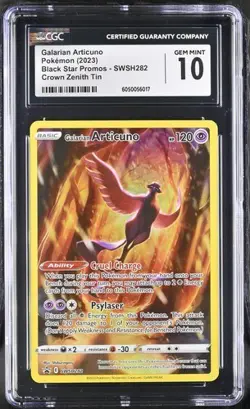 Galarian Articuno SWSH282 SWSH: Sword & Shield Promo Cards Holo CGC 10 - Image 1