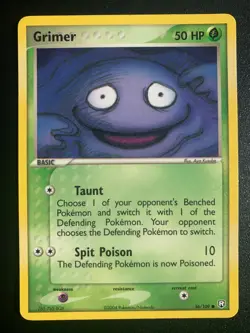 Grimer EX Team Rocket Returns 56/109 Regular Common Pokemon Trading Card - Image 1