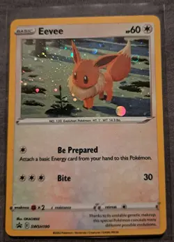 Eevee SWSH190 SWSH: Sword & Shield Promo Cards Holo - Image 1