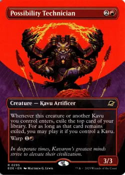 Possibility Technician (Borderless) (295) R Edge of Eternities NM MTG - Image 1