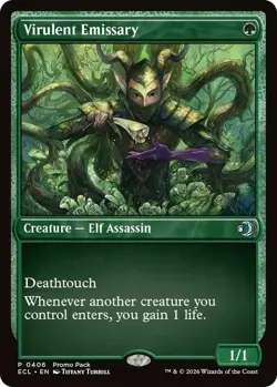 Virulent Emissary - Dark Frame Promo Light Play, English Magic the Gathering MTG - Image 1