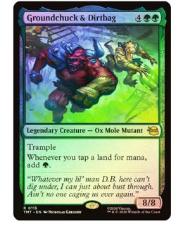Groundchuck & Dirtbag - Foil Teenage Mutant Ninja Turtles MTG - Image 1