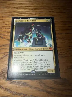 Dark Leo and Shredder - Teenage Mutant Ninja Turtles - MtG- NM - Image 1