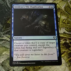 Irenicus's Vile Duplication NM Foil Commander Legends: Battle for Baldur's Gator - Image 1