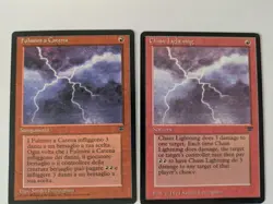 2 Chain Lightning Legends MTG Exc Free shipping with tracking - Image 1