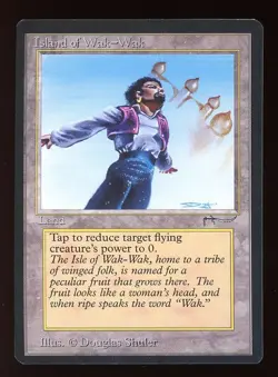 1994 Arabian Nights Island of Wak-Wak ~ Vintage MTG/Magic ~ NEAR MINT Condition - Image 1