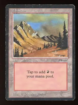1994 Arabian Nights Mountain ~ Vintage MTG/Magic ~ HP- Condition - Image 1