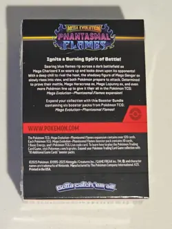 Pokemon TCG Mega Evolution Phantasmal Flames Booster Bundle New Sealed - Image 2