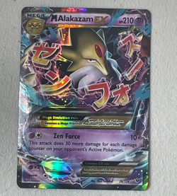M Alakazam EX XY Fates Collide 26/124 Ultra Rare Holofoil NM Pokemon Card - Image 1
