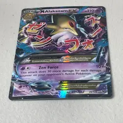 M Alakazam EX XY Fates Collide 26/124 Ultra Rare Holofoil NM Pokemon Card - Image 5