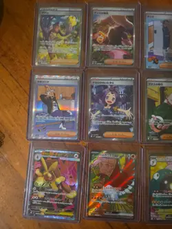 12x japanese pokemon SAR and SR Card Lot assorted sets - Image 2