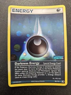 Pokemon EX Unseen Forces Darkness Energy Stamped Holo Rare 96/115 EXCELLENT - Image 1