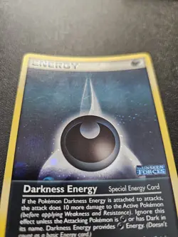 Pokemon EX Unseen Forces Darkness Energy Stamped Holo Rare 96/115 EXCELLENT - Image 2